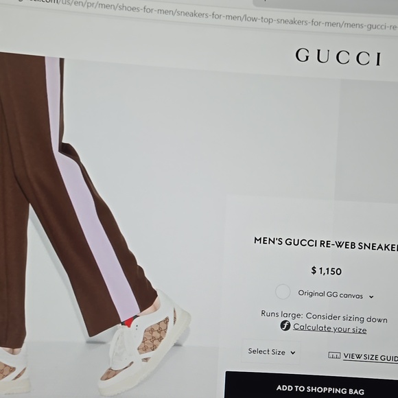 Gucci sneakers re web - Picture 5 of 6